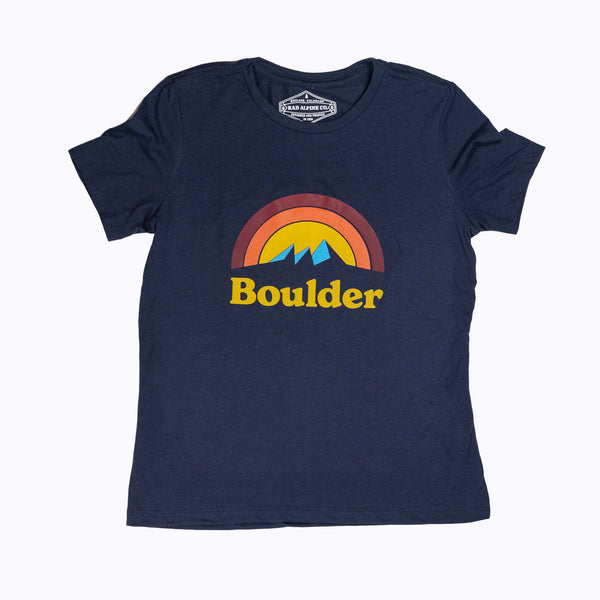 Boulder Sunset Mountains Women's Tee